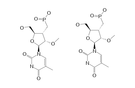 3'-DEOXY-3'-C-[(HYDROXYPHOSPHINYL)-METHYL]-2'-O-METHYLTHYMIDINE;SALT-FREE