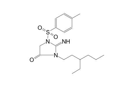 3-(3-Ethylhexyl)-2-imino-1-[(4-methylphenyl)sulfonyl]imidazolidin-4-one