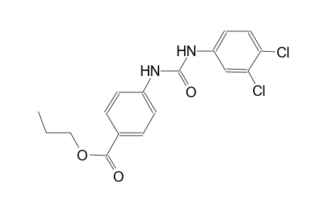 propyl 4-{[(3,4-dichloroanilino)carbonyl]amino}benzoate