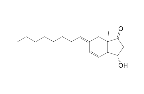3.alpha.-Hydroxy-7a-methyl-6-octylidene-2,3,3a,6,7,7a-hexahydro-1H-inden-1-one