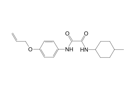 Oxamide, N-(4-allyloxyphenyl)-N'-(4-methylcyclohexyl)-