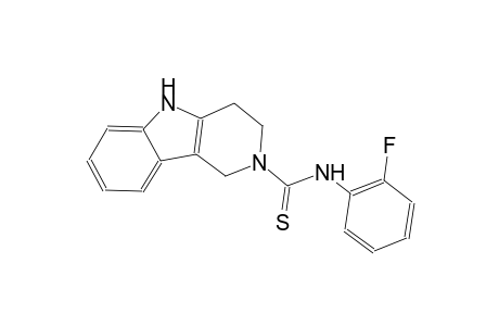 N-(2-fluorophenyl)-1,3,4,5-tetrahydro-2H-pyrido[4,3-b]indole-2-carbothioamide