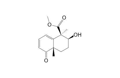 Methyl 1-Oxo-5.alpha.,8a.beta.-dimethyl-6.beta.-hydroxy-1,5,6,7,8,8a-hexahydronaphthalene-5.beta.-carboxylate