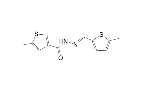 5-methyl-N'-[(E)-(5-methyl-2-thienyl)methylidene]-3-thiophenecarbohydrazide