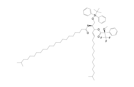 (2S,3R,4E)-1-[(TERT.-BUTYL)-DIPHENYLSILYLOXY]-16-METHYL-2-(21-METHYLDOCOSANAMIDO)-HEXADEC-4-EN-3-YL-(R)-3,3,3-TRIFLUORO-2-METHOXY-2-PHENYLPROPANOATE