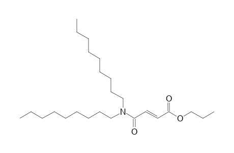 Fumaric acid, monoamide, N,N-dinonyl-, propyl ester