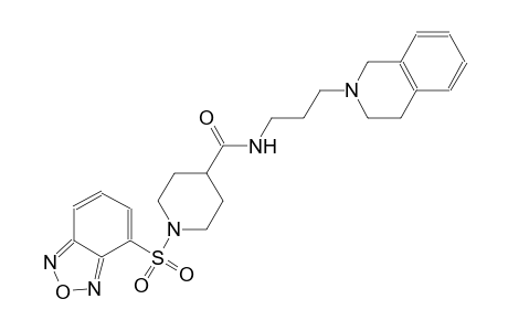 1-(2,1,3-benzoxadiazol-4-ylsulfonyl)-N-[3-(3,4-dihydro-2(1H)-isoquinolinyl)propyl]-4-piperidinecarboxamide