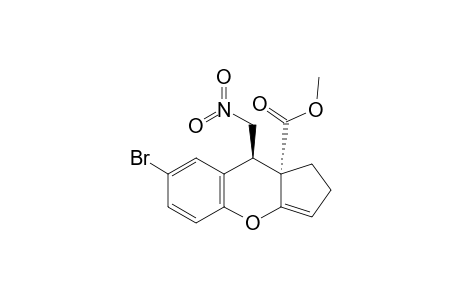 Methyl (9R,9aS)-7-Bromo-9-(nitromethyl)-1,2,9,9a-tetrahydrocyclopenta[b]chromene-9a-carboxylate