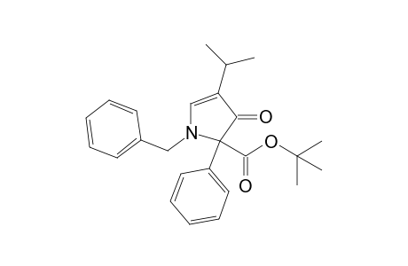 t-Butyl 1-benzyl-2-phenyl-4-isopropyl-2H-pyrrolin-3-one-2-carboxylate