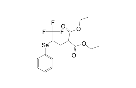 2-[3,3,3-trifluoro-2-(phenylseleno)propyl]malonic acid diethyl ester