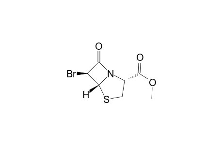 4-Thia-1-azabicyclo[3.2.0]heptane-2-carboxylic acid, 6-bromo-7-oxo-, methyl ester, [2R-(2.alpha.,5.beta.,6.beta.)]-