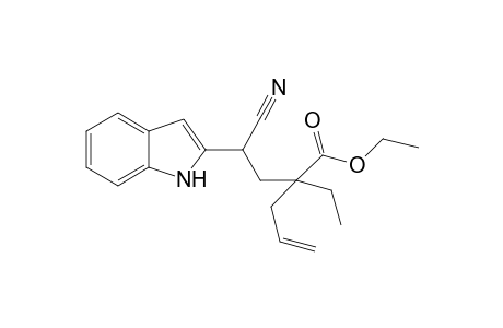 Ethyl 2-[2-Cyano-2-(indol-2-yl)ethylpent-4-enoate