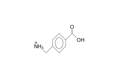 4-Ammoniomethyl-benzoic acid, cation
