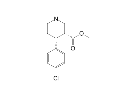 (3R,4R)-4-(4-chlorophenyl)-1-methyl-3-piperidinecarboxylic acid methyl ester