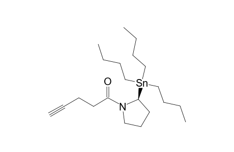 (2S)-1-[2-(Tributylstannyl)pyrrolidin-1-yl]pent-4-yn-1-one