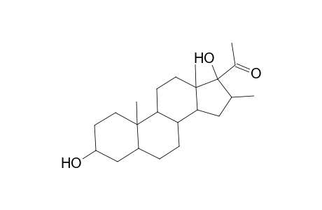 Pregnan-20-one, 3,17-dihydroxy-16-methyl-, (3.beta.,5.beta.,16.alpha.)-