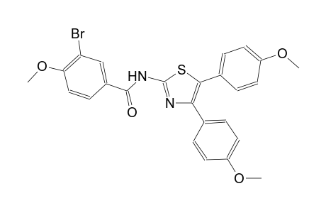 benzamide, N-[4,5-bis(4-methoxyphenyl)-2-thiazolyl]-3-bromo-4-methoxy-