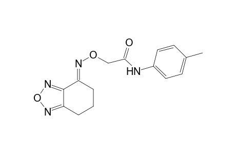 2-[(E)-6,7-dihydro-5H-2,1,3-benzoxadiazol-4-ylideneamino]oxy-N-(4-methylphenyl)acetamide