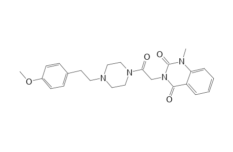 3-(2-(4-[2-(4-Methoxyphenyl)ethyl]-1-piperazinyl)-2-oxoethyl)-1-methyl-2,4(1H,3H)-quinazolinedione