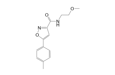 3-isoxazolecarboxamide, N-(2-methoxyethyl)-5-(4-methylphenyl)-