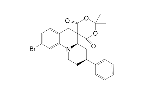 2',2'-Dimethyl-3-phenyl-9-bromo-2,3,4,4a,5,6-hexahydro-1H-spiro[benzo[c]quinolizine-5,5'-dioxane]-4',6'-dione