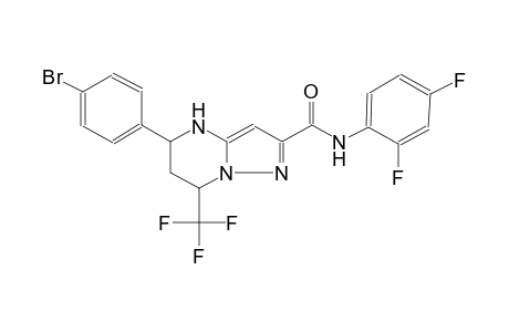 5-(4-bromophenyl)-N-(2,4-difluorophenyl)-7-(trifluoromethyl)-4,5,6,7-tetrahydropyrazolo[1,5-a]pyrimidine-2-carboxamide