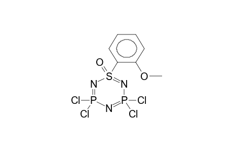 4,4,6,6-TETRACHLORO-2-OXO-2-ORTHO-METHOXYPHENYL-1,3,5,2,4,6-TRIAZATHIADIPHOSPHORIN