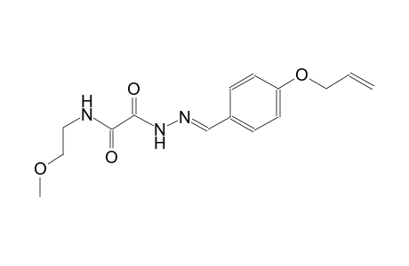 2-{(2E)-2-[4-(allyloxy)benzylidene]hydrazino}-N-(2-methoxyethyl)-2-oxoacetamide