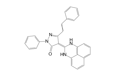 2-[3-Styryl-1-phenyl-5-oxo-pyrazol-4-yl]-perimidine