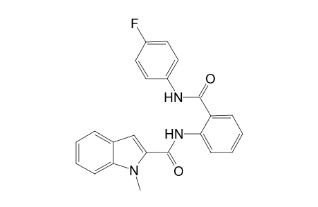 N-{2-[(4-fluorophenyl)carbamoyl]phenyl}-1-methyl-1H-indole-2-carboxamide