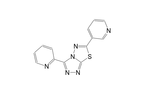 [1,2,4]triazolo[3,4-b][1,3,4]thiadiazole, 3-(2-pyridinyl)-6-(3-pyridinyl)-