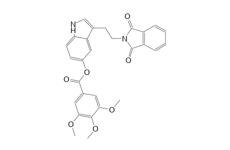 3-[2-(1,3-dioxo-1,3-dihydro-2H-isoindol-2-yl)ethyl]-1H-indol-5-yl 3,4,5-trimethoxybenzoate