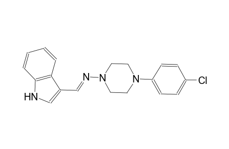4-(4-chlorophenyl)-N-[(E)-1H-indol-3-ylmethylidene]-1-piperazinamine