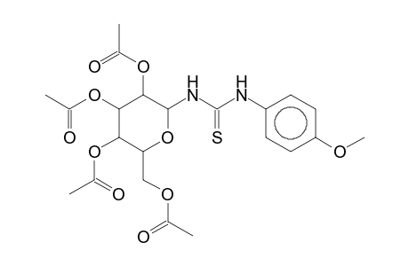 1-DEOXY-1-[3-(4-METHOXYPHENYL)-2-THIOUREIDO]-B-D-GLUCOPYRANOSE 2,3,4,6-