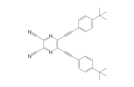 5,6-Bis(4-tert-butylphenylethynyl)pyrazine-2,3-dicarbonitrile