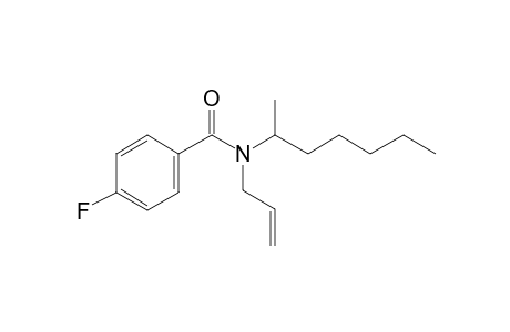 Benzamide, 4-fluoro-N-allyl-N-(hept-2-yl)-