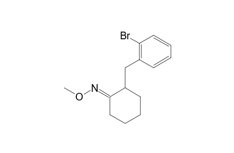 2-(2-BROMOBENZYL)-CYCLOHEXANONE-O-METHYLOXIME;MAJOR-ISOMER