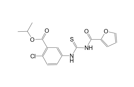 isopropyl 2-chloro-5-{[(2-furoylamino)carbothioyl]amino}benzoate