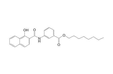 3-[(1-hydroxy-2-naphthoyl)amino]benzoic acid octyl ester