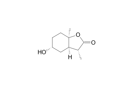 (3R,3aR,5R,7aR)-5-Hydroxy-3,7a-dimethyl-3a,4,5,6,7,7a-hexahydro-2(3H)-benzofuranone