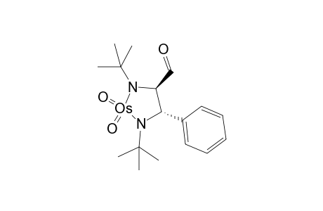 trans-1,3-Bis(tert-butyl)-2,2-dioxo-4-phenyl-5-(formyl)-2-osama(VI)imidazolidine
