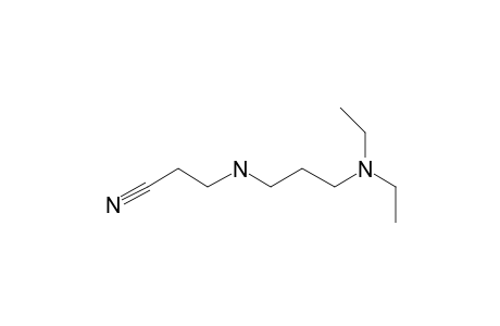 .beta.-[3-[Diethylaminopropyl]amino]propionitrile