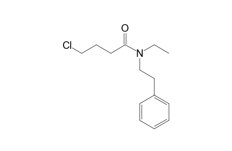 Butyramide, 4-chloro-N-(2-phenylethyl)-N-ethyl-