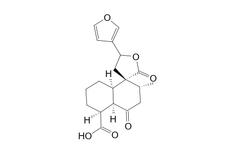 4.alpha.H,10.alpha.H-4-Carboxy-7-methyl-5-oxospiro[bicyclo[4.4.0]decane-8,3'-(5'-furan-3'-yl)-2'-oxotetrahydrofuran] isomer