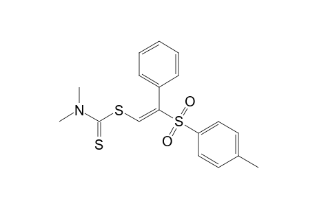 2-Phenyl-2-(p-tolylsulfonyl)vinyl N,N-dimethyl-dithiocarbamate