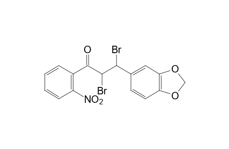 2,3-dibromo-3-[3,4-(methylenedioxy)phenyl]-2'-nitropropiophenone