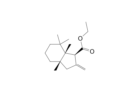 Ethyl (1.beta.,6.beta.,7.beta.)-8-Methylene-1,5,5,6-tetramethylbicyclo[4.3.0]nonane-7-carboxylate