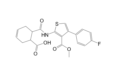 6-({[4-(4-fluorophenyl)-3-(methoxycarbonyl)-2-thienyl]amino}carbonyl)-3-cyclohexene-1-carboxylic acid