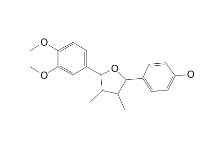 4-[5-(3,4-Dimethoxyphenyl)-3,4-dimethyloxolan-2-yl]phenol