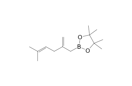 4,4,5,5-tetramethyl-2-(5-methyl-2-methylene-hex-4-enyl)-1,3,2-dioxaborolane